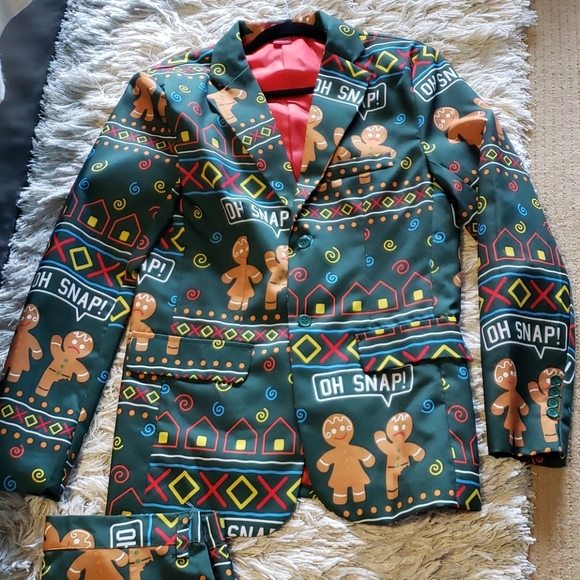 SOLD OH SNAP!! 2 piece pant suit🎄🎉 - Picture 2 of 8